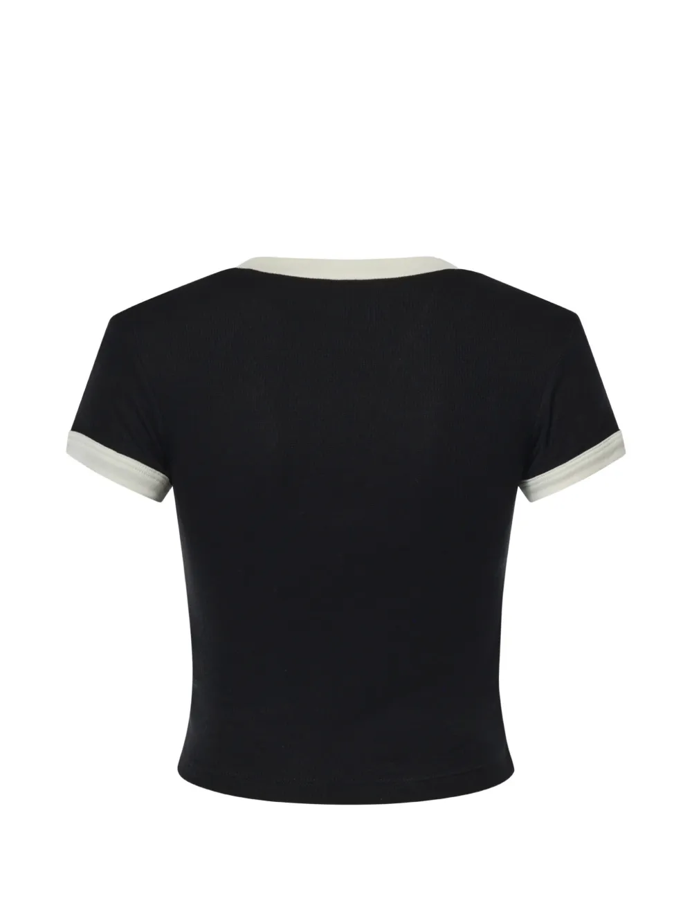 Vivienne Westwood Orb cropped T-shirt met borduurwerk Zwart