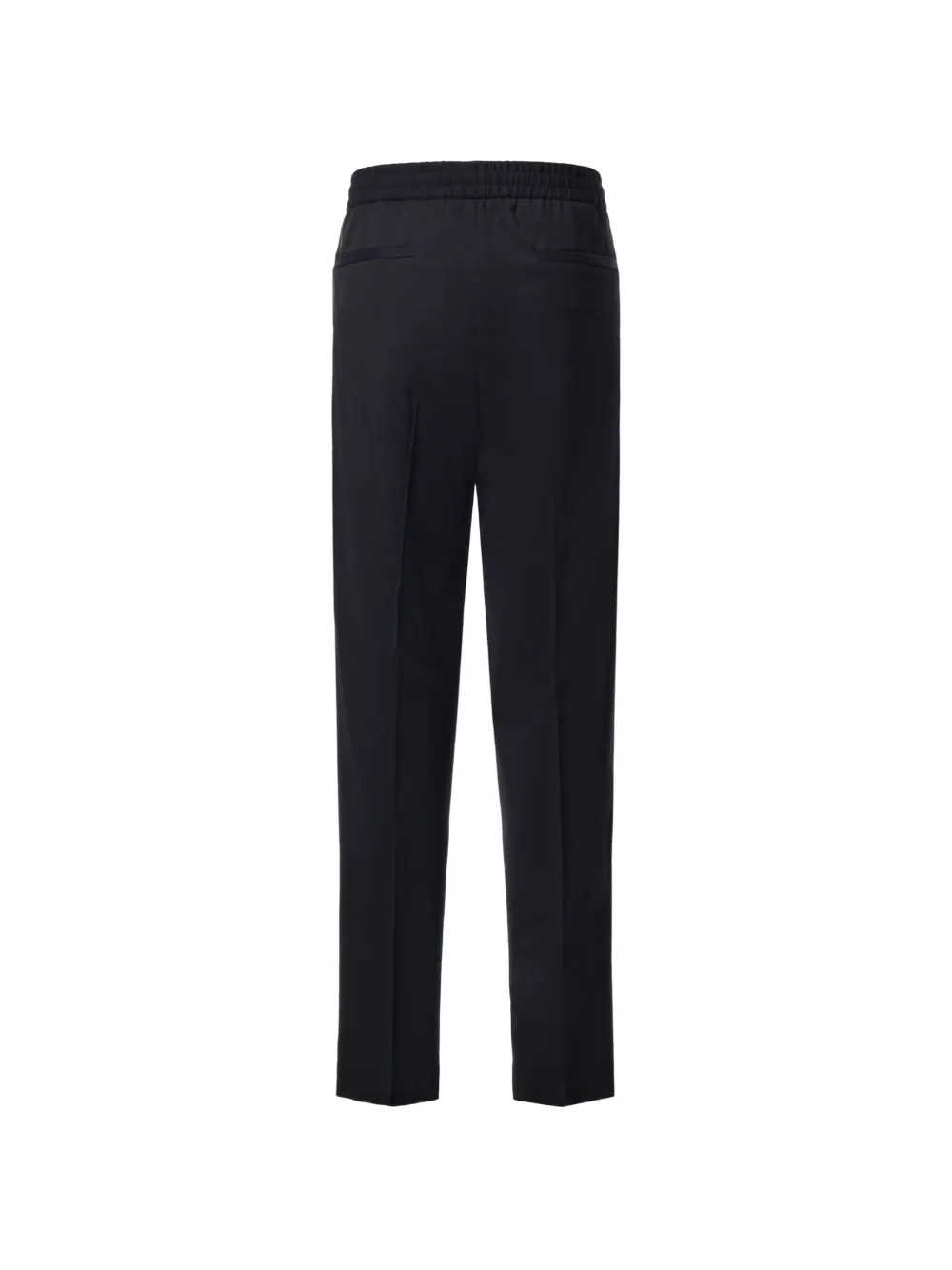 Zegna Plooibroek met elastische tailleband Blauw