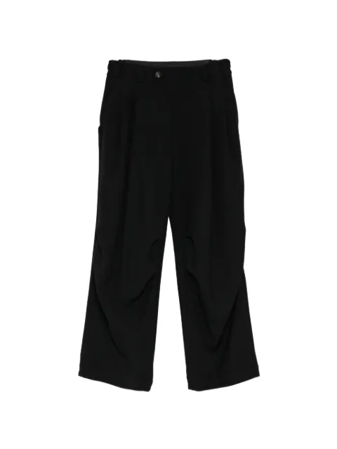 Devoa pleated wool trousers
