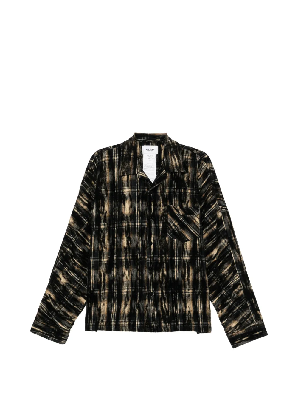Doublet Dust Flocky shirt - Noir Doublet Dust Flocky shirt - Noir