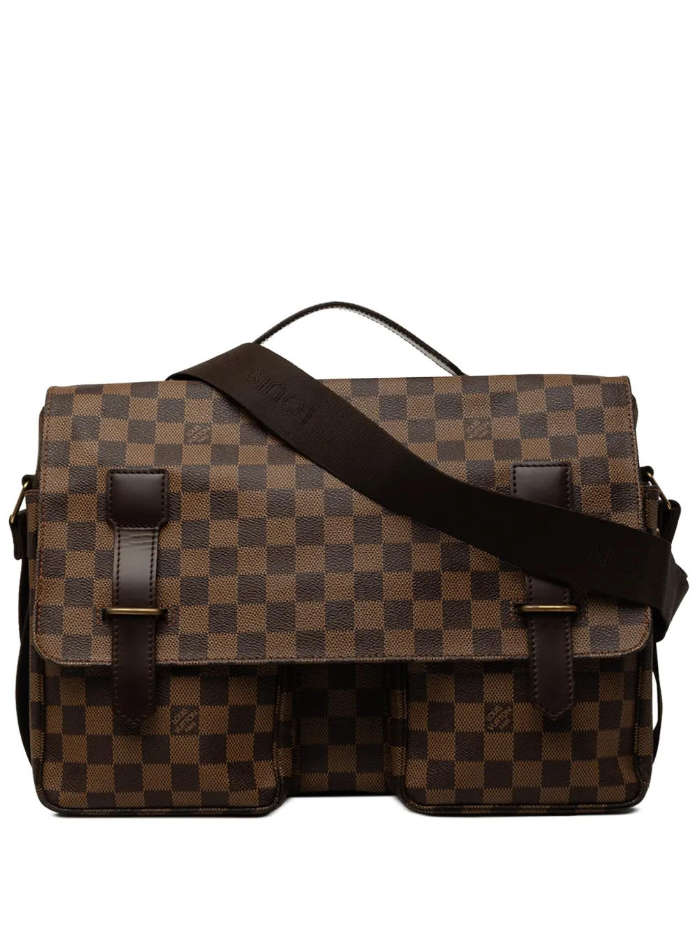 Louis Vuitton Pre-Owned 2005 Damier Ebene Broadway satchel - Marrone
