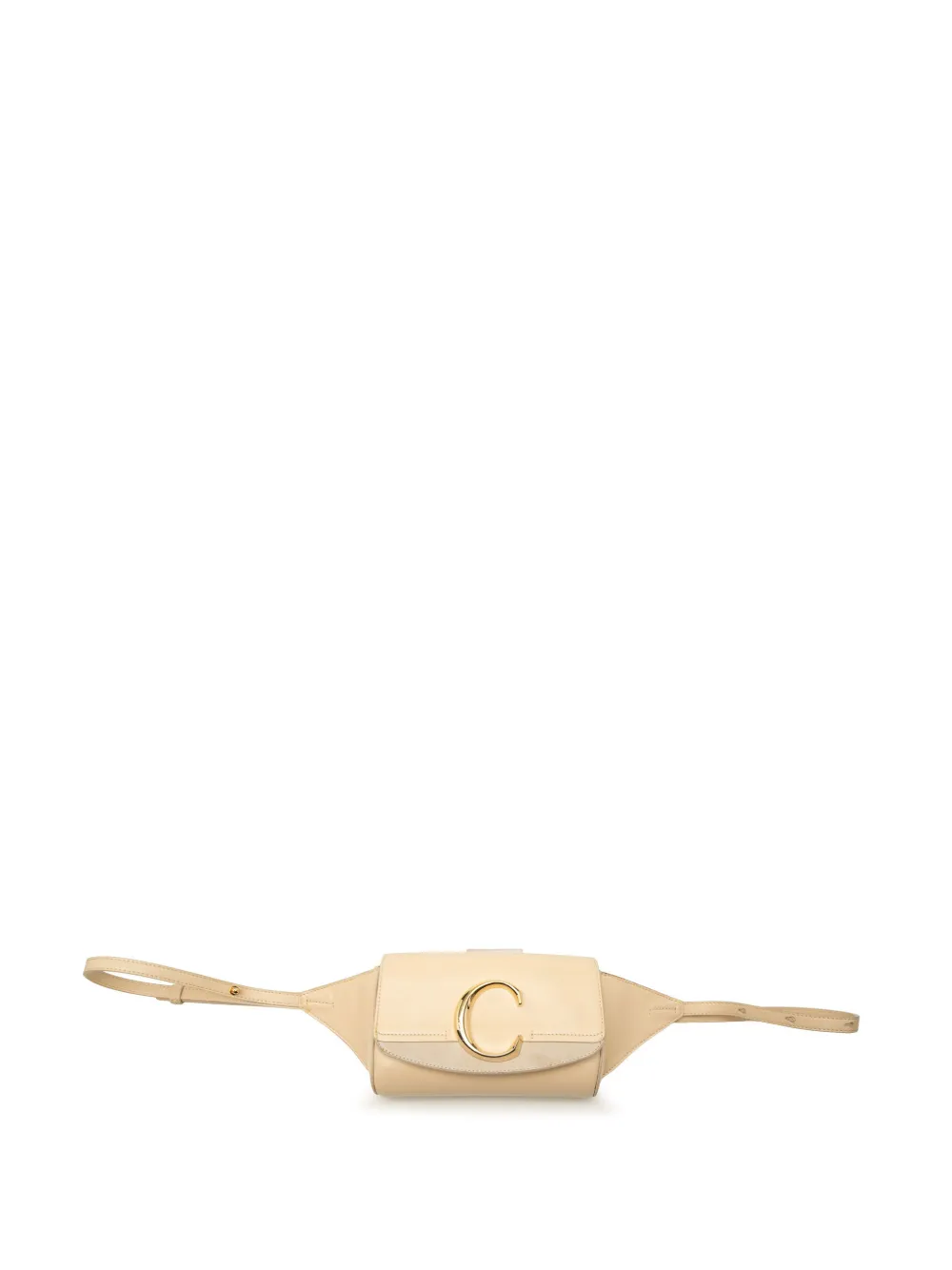 Chloé Pre-Owned 2019 C Gürteltasche aus Kalbs- und Wildleder - Nude