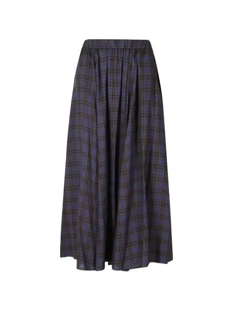 ASPESI check-print maxi skirt
