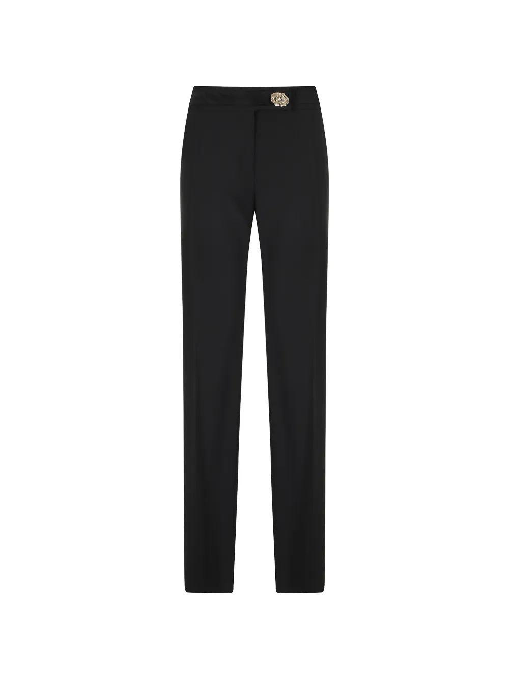 Raquel Diniz button-detail straight-leg trousers