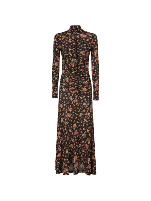 Ulla Johnson Ida floral-print ruched midi dress