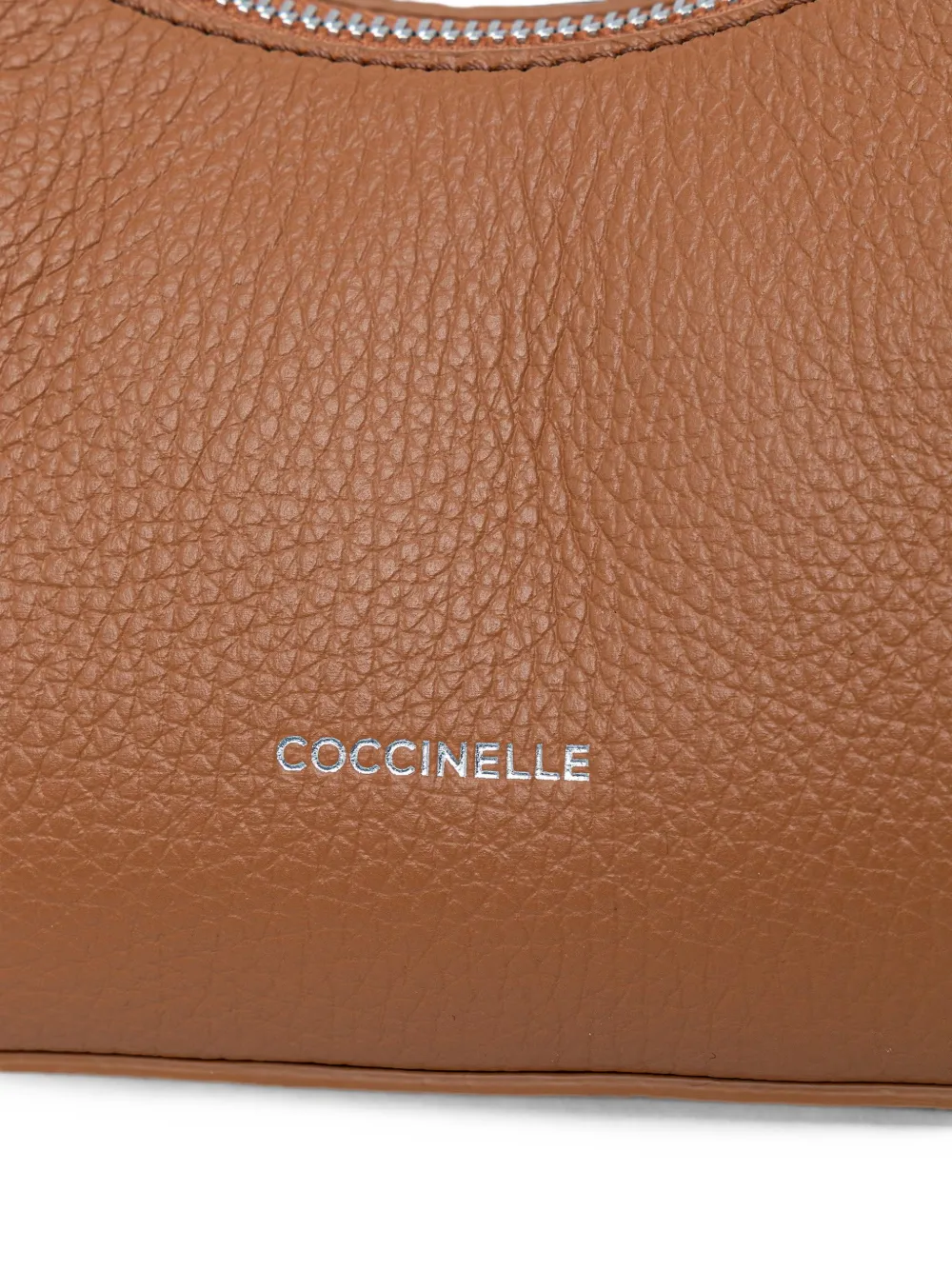 Coccinelle Leren shopper met gespdetail Bruin