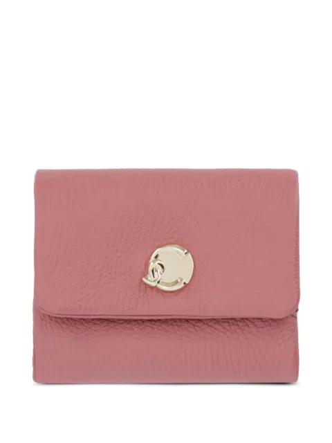 Coccinelle C-Me Softy logo-plaque pebbled-leather wallet