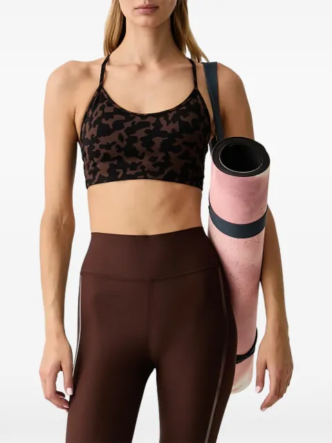 Casall Sleek camouflage-print sports bra