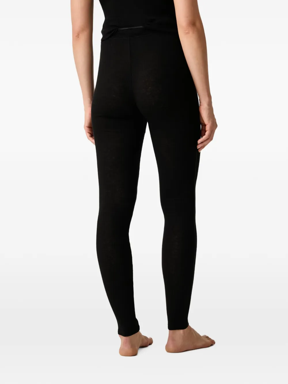 Chantelle Warm Radiance ribgebreide legging Zwart