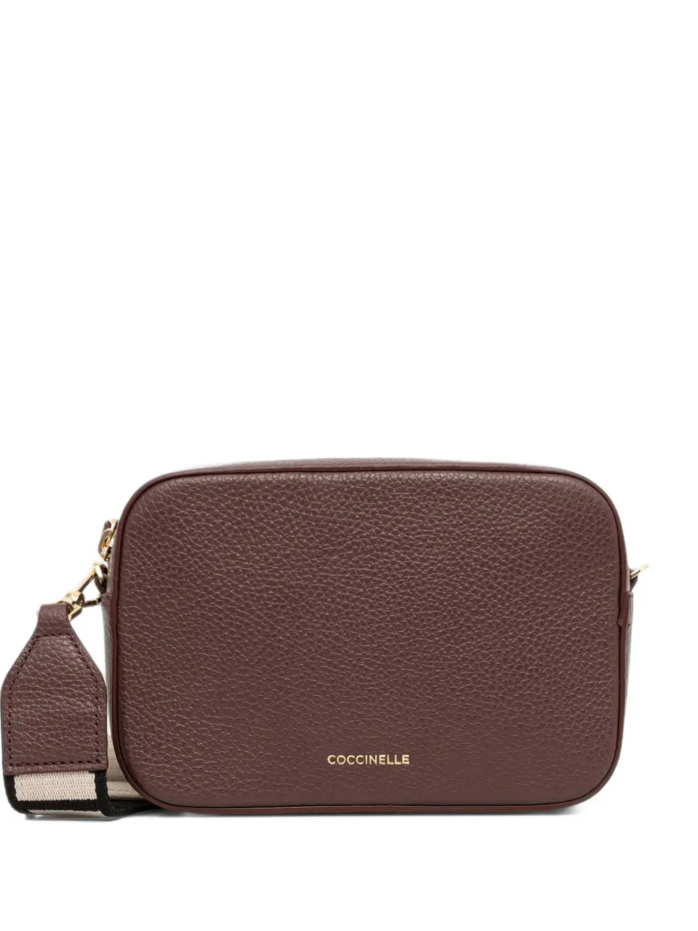Coccinelle grained leather shoulder bag - Rosso