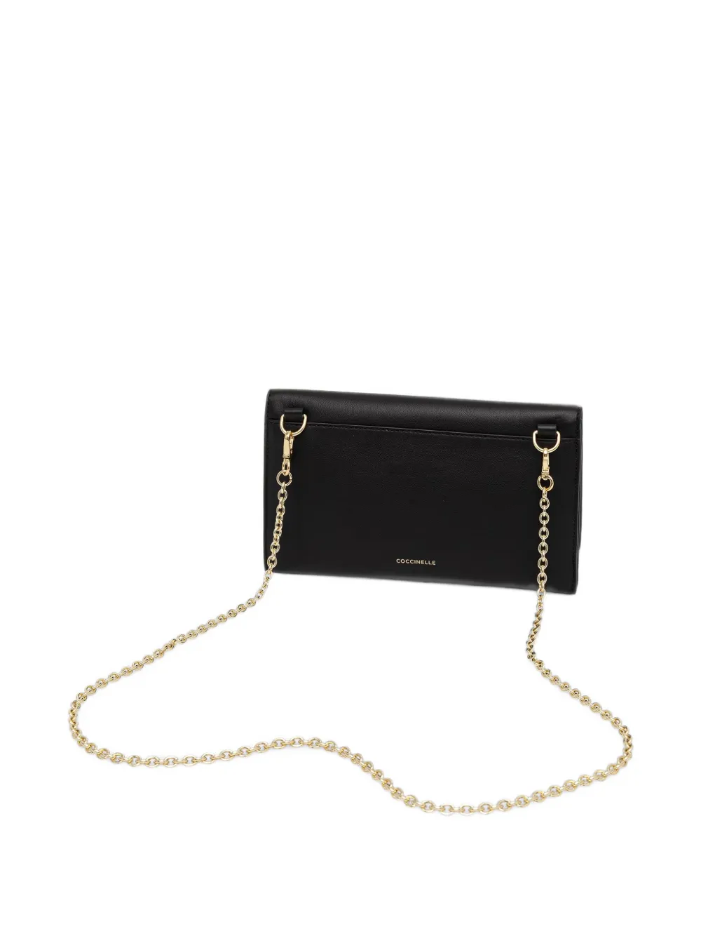 Coccinelle C-Me Light mini-crossbodytas met logo-plakkaat Zwart