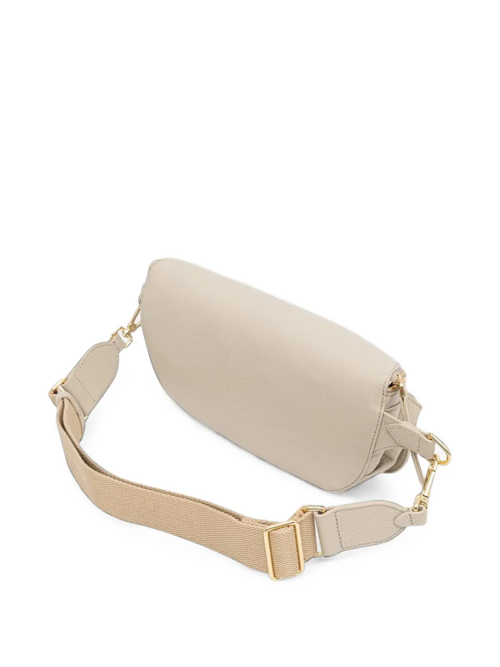Coccinelle Kleine Mavery Pocket leren heuptas met textuur Beige
