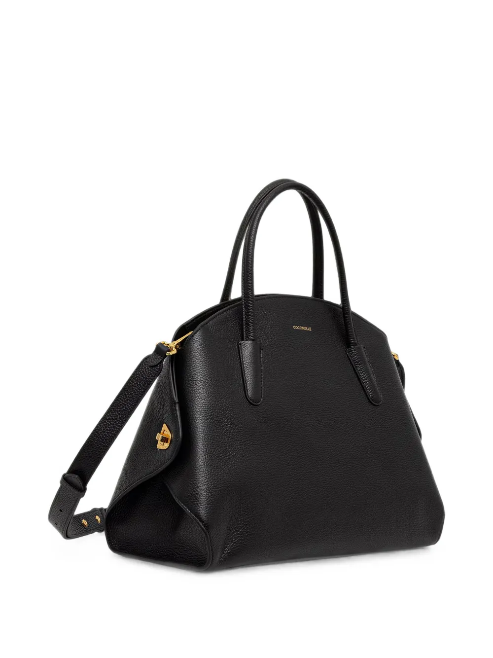 Coccinelle Leren shopper Zwart