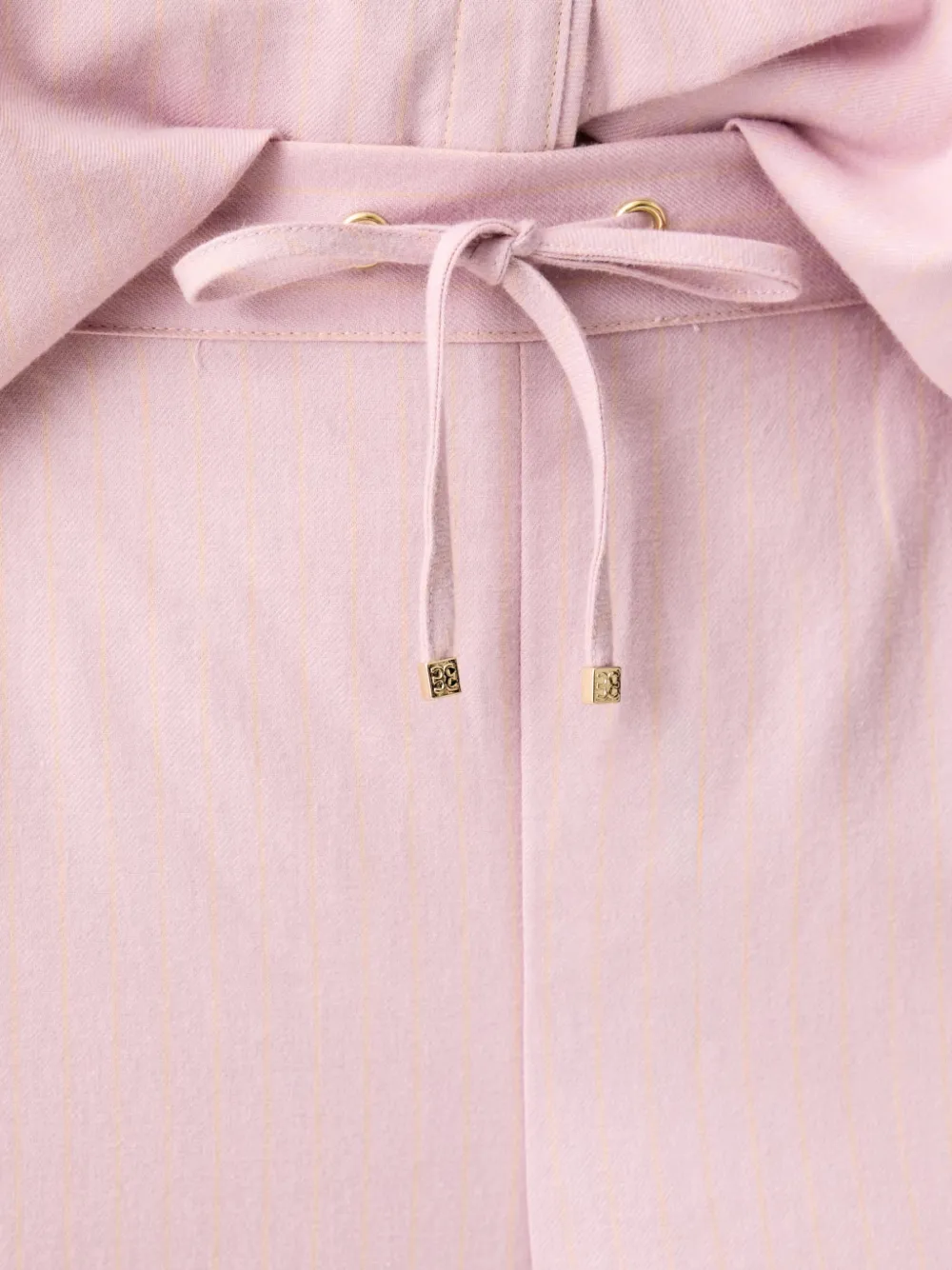 Chantelle Pyjama met trekkoord en krijtstreep Roze