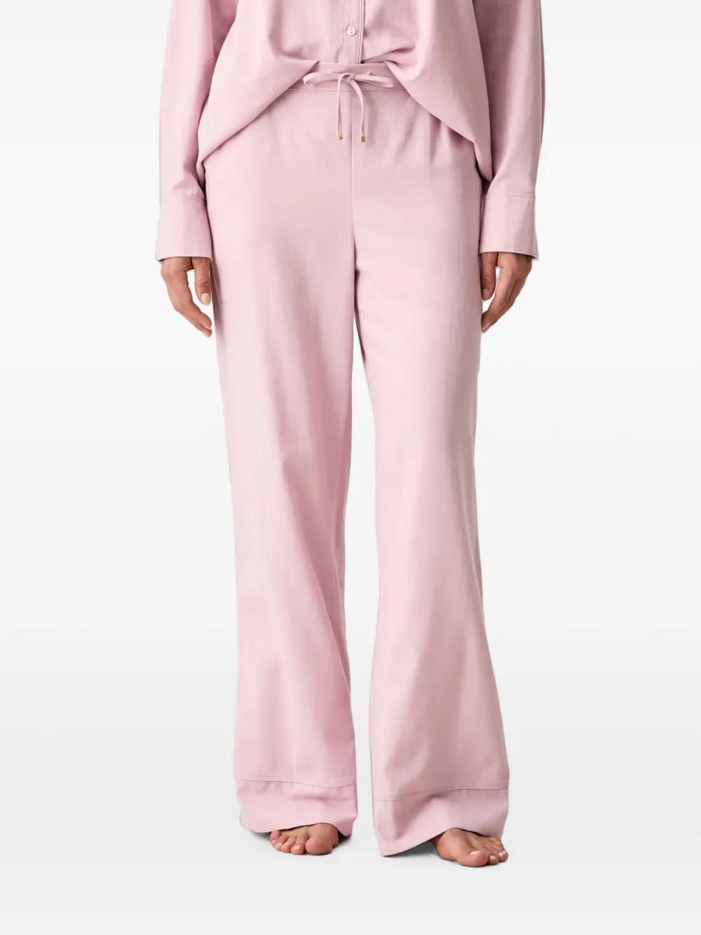 Chantelle pinstripe drawstring pyjamas