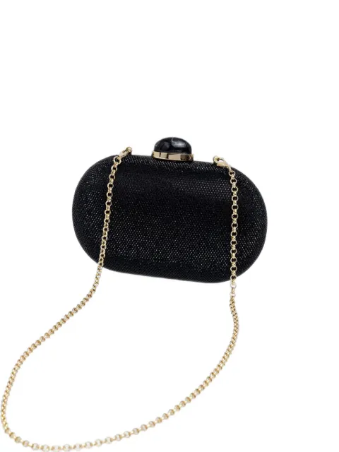 LUISA SPAGNOLI crystal-embellished oval clutch mini bag