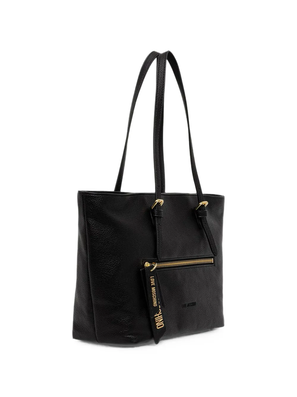 Love Moschino Heuptas met logoplakkaat Zwart