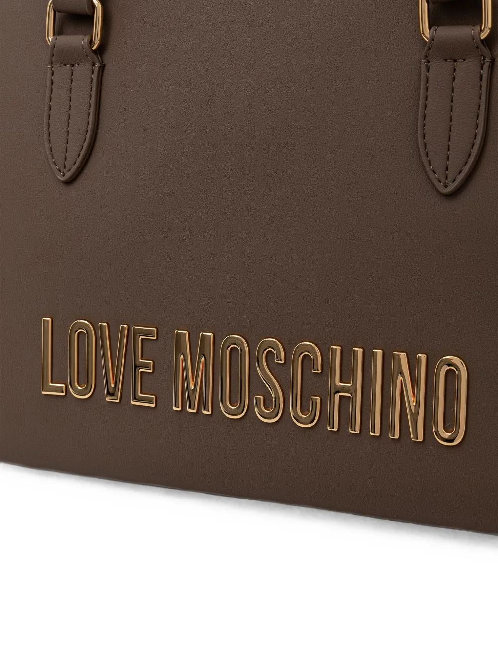Love Moschino Heuptas met logoplakkaat Bruin