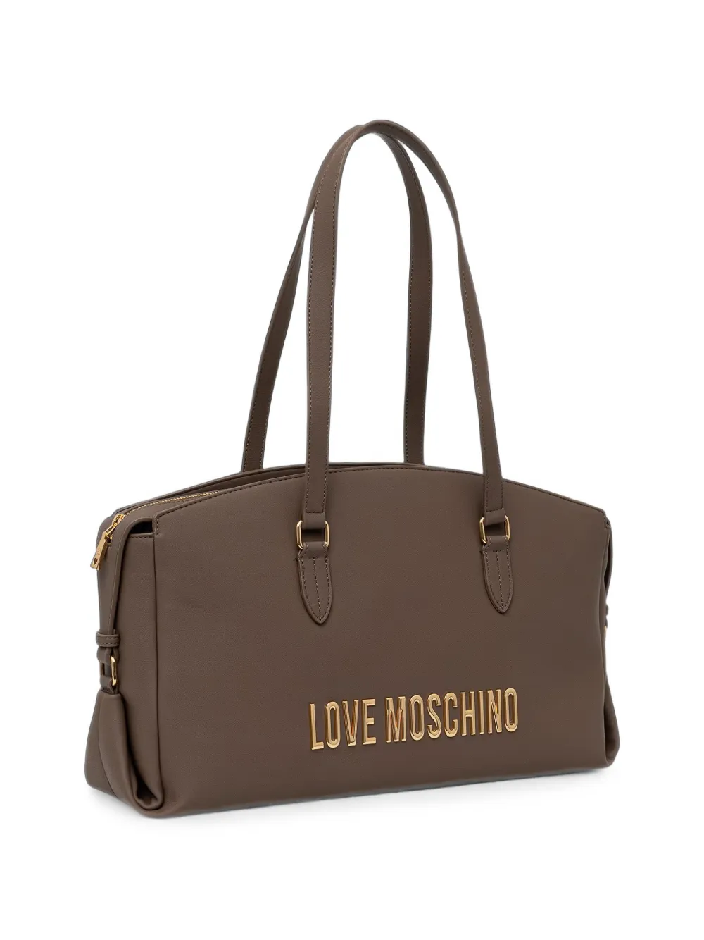Love Moschino Heuptas met logoplakkaat Bruin