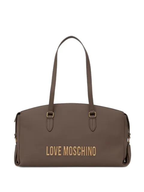 Love Moschino sac cabas à plaque logo