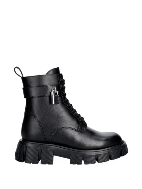 Love Moschino padlock-detail chunky-sole boots