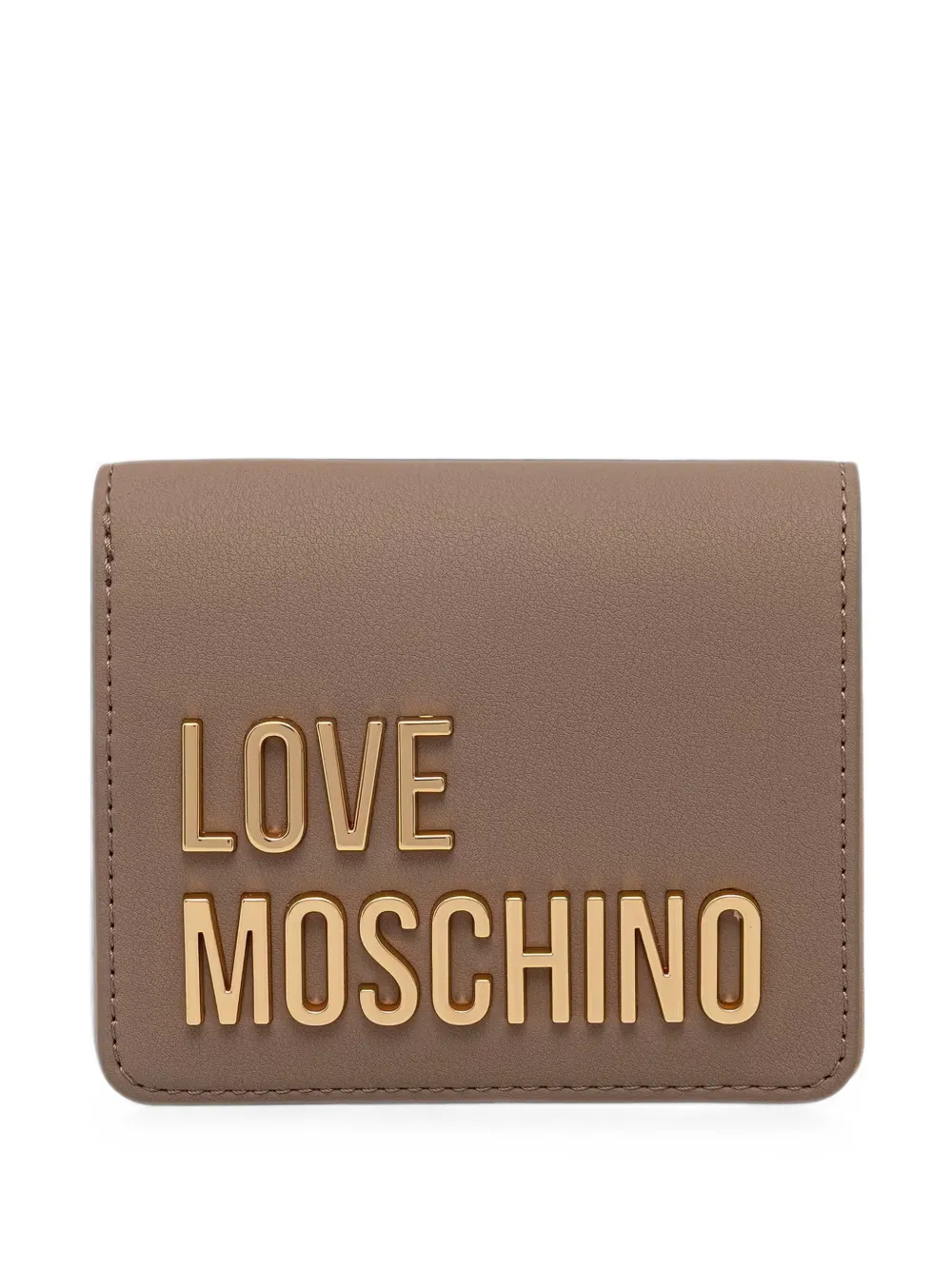 Love Moschino logo-plaque bifold wallet