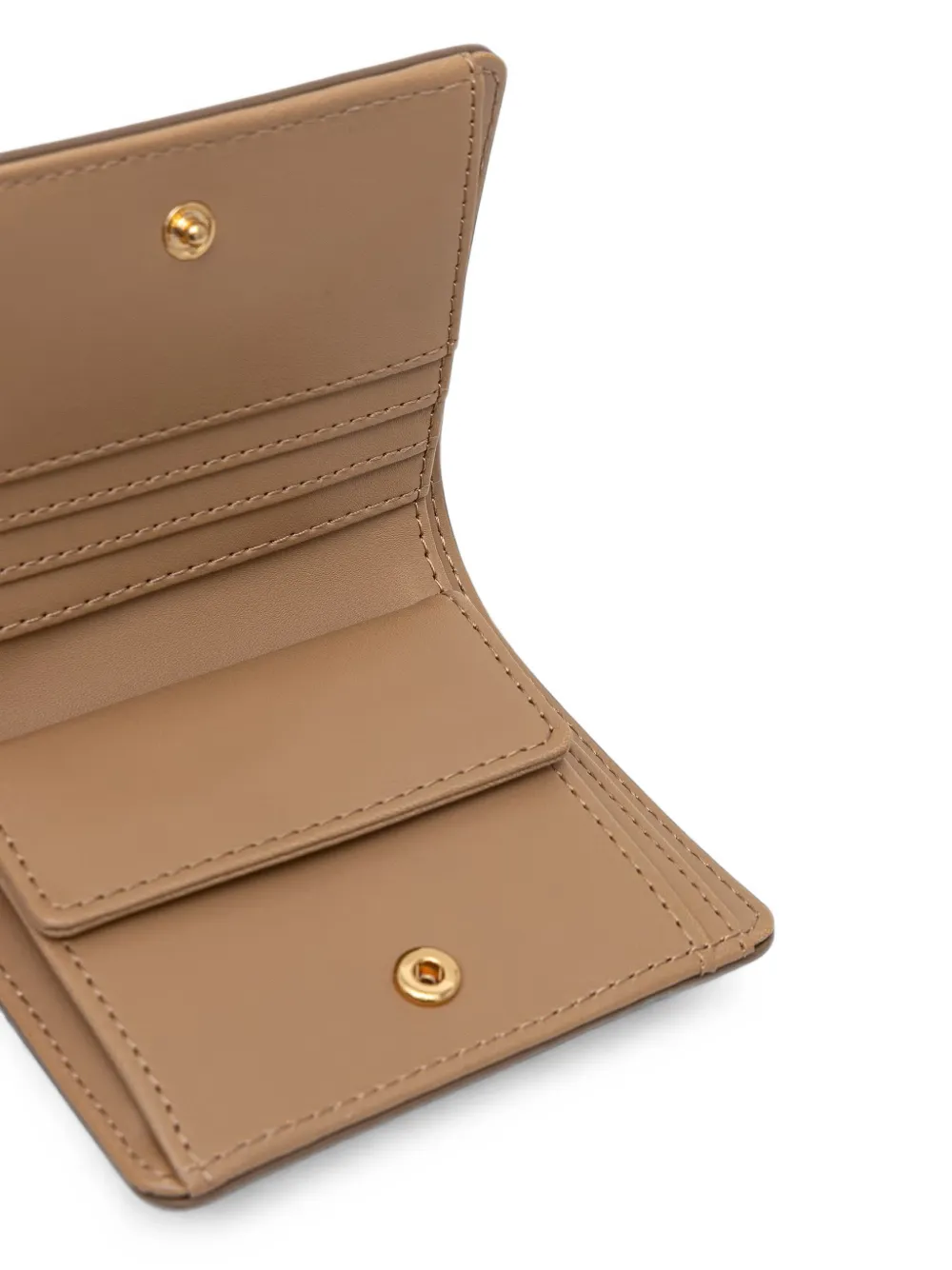 Love Moschino Portemonnee met logoplakkaat Beige