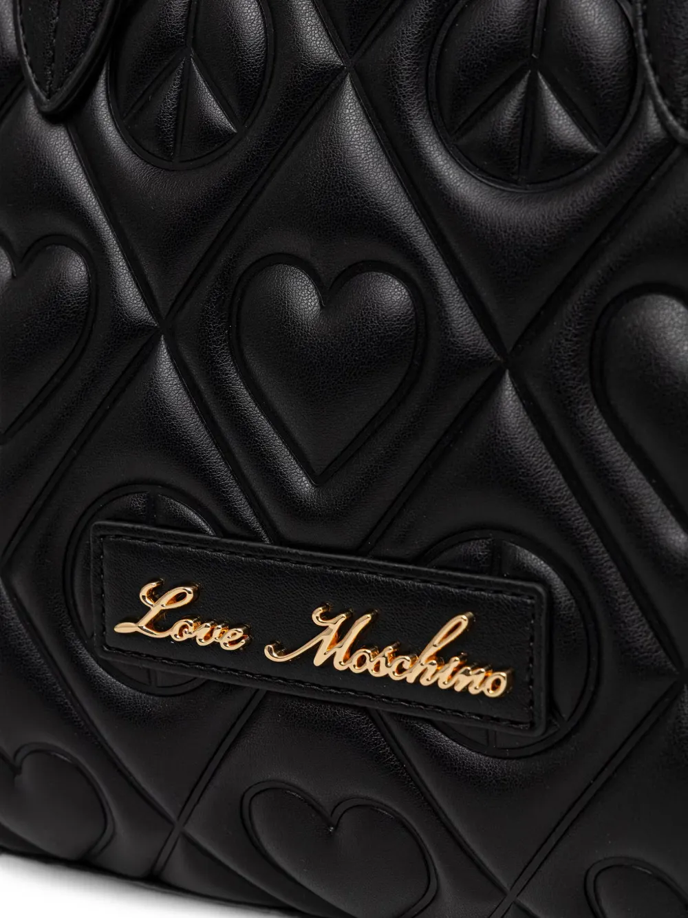 Love Moschino Gewatteerde shopper Zwart