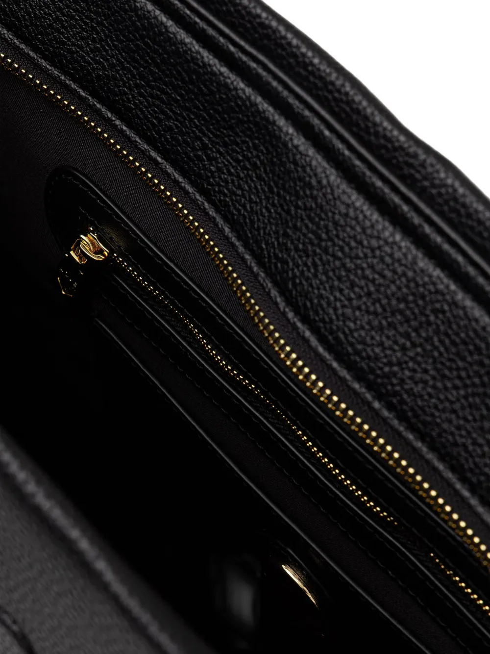 Love Moschino Shopper met tassenbedel en logo-plakkaat Zwart