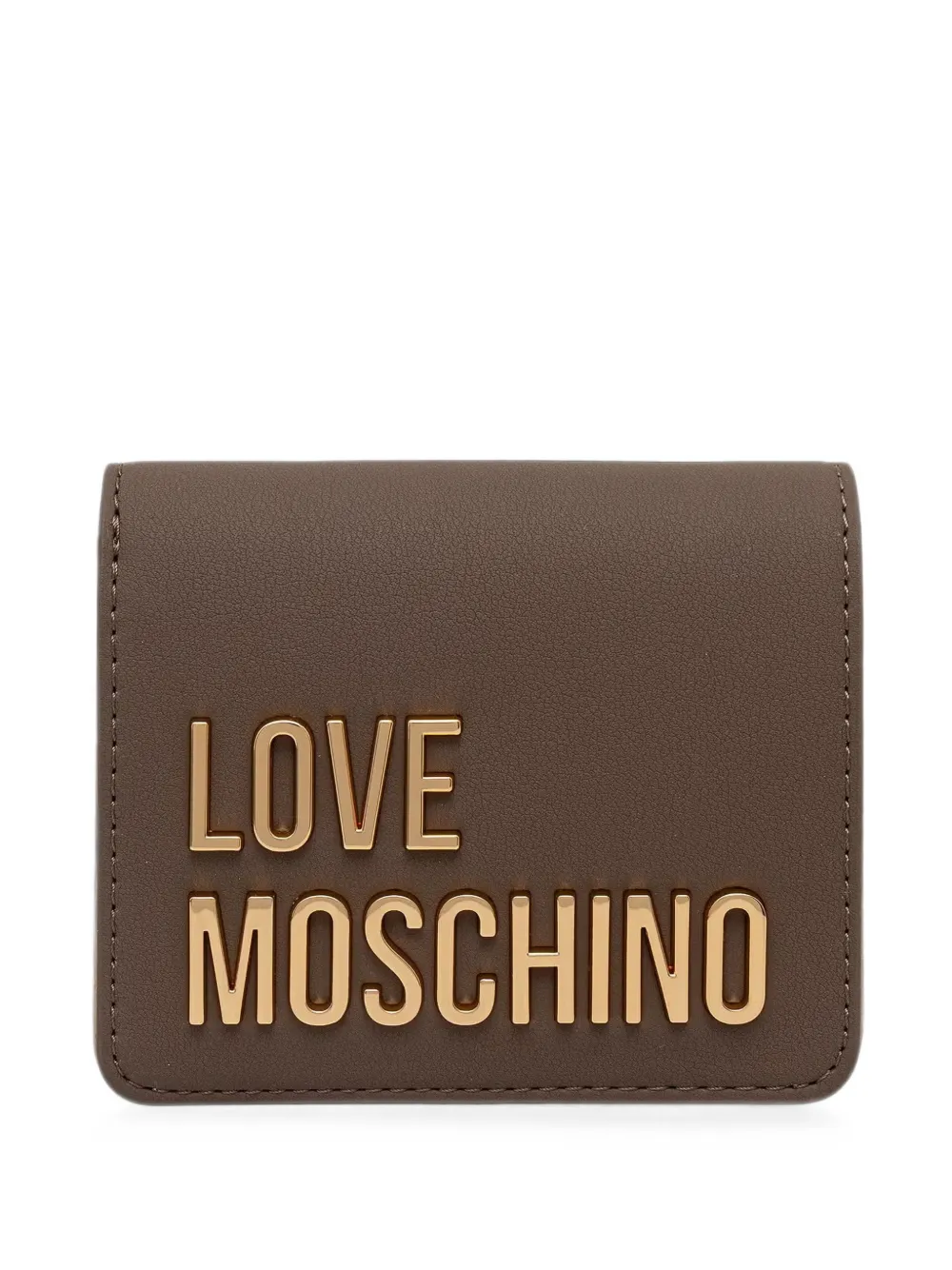 Love Moschino logo-plaque bifold wallet