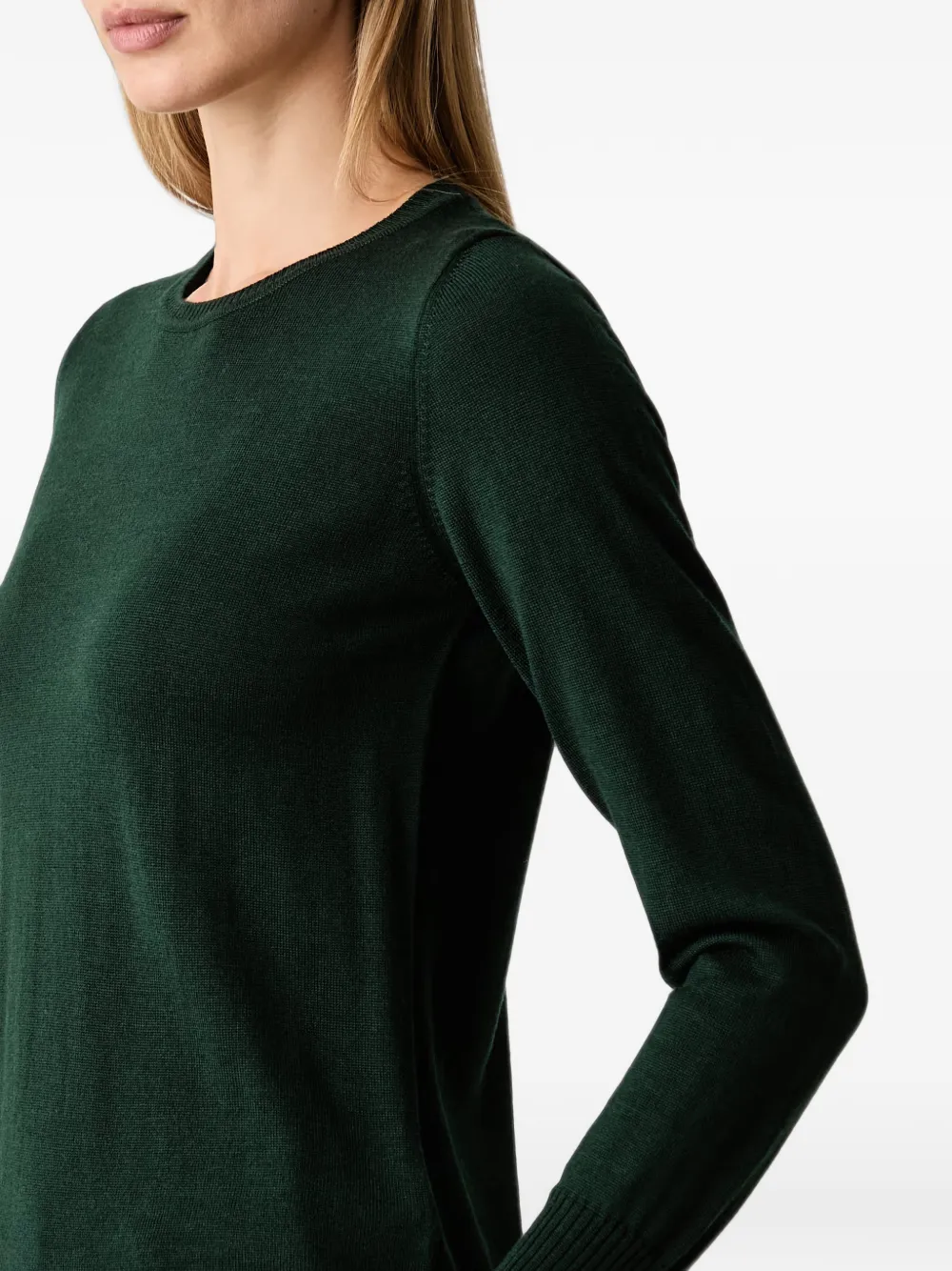 LUISA SPAGNOLI Sweater met logoplakkaat Groen