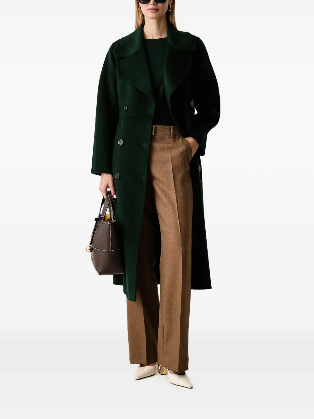 LUISA SPAGNOLI Sweater met logoplakkaat Groen