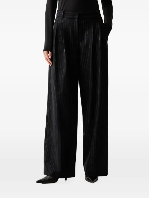 LUISA SPAGNOLI pinstripe-pattern pleated tailored trousers
