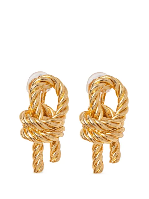 LUISA SPAGNOLI Nasso twisted knot earrings