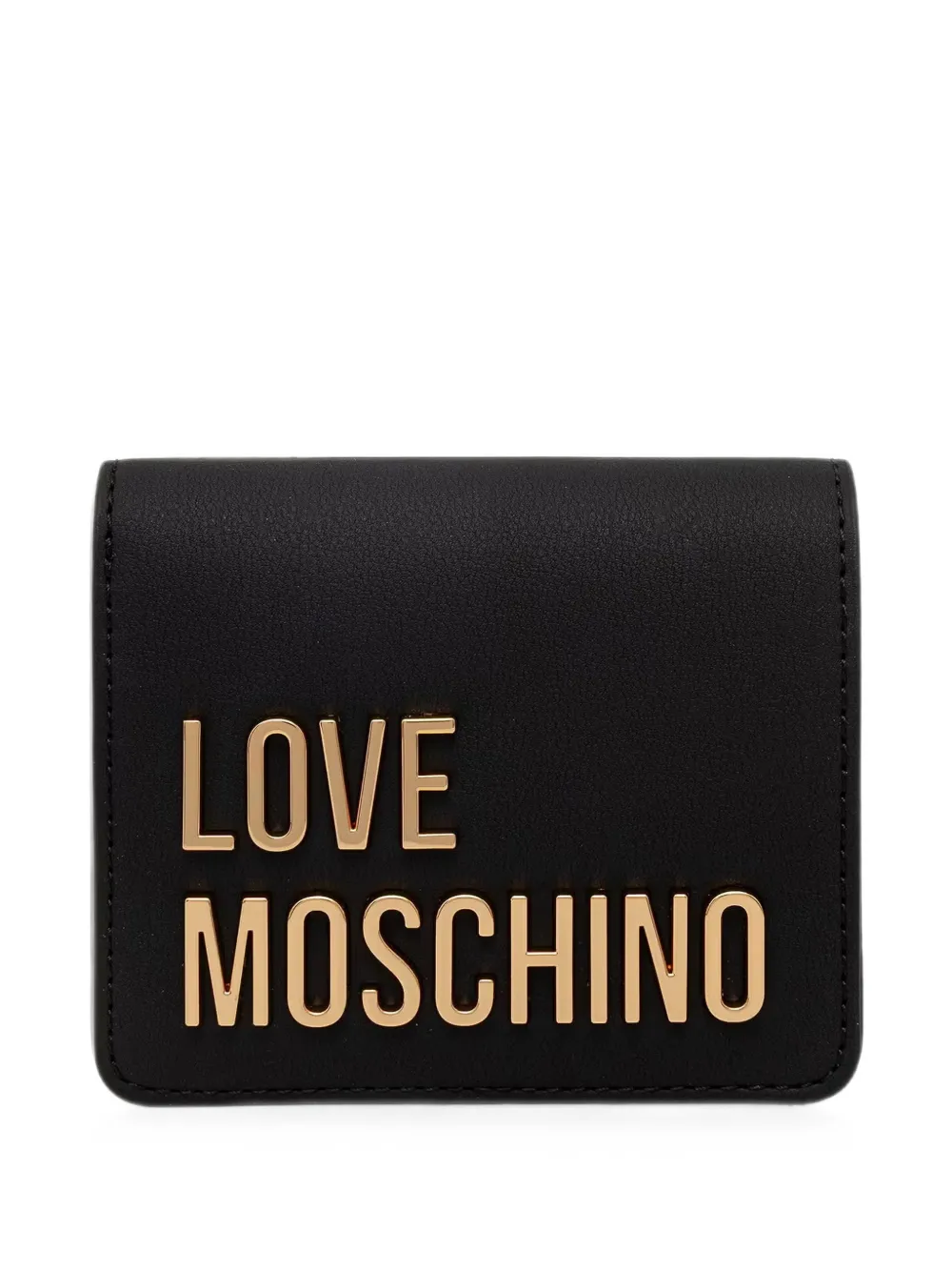 Love Moschino logo-plaque bifold wallet