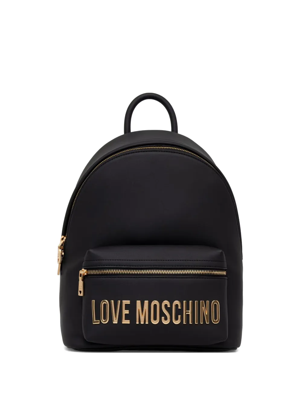 Love Moschino logo-lettering backpack - Nero