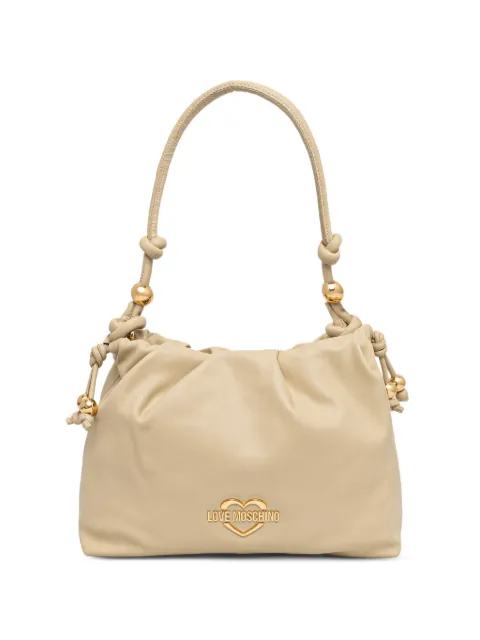 Love Moschino cabas à plaque cœur