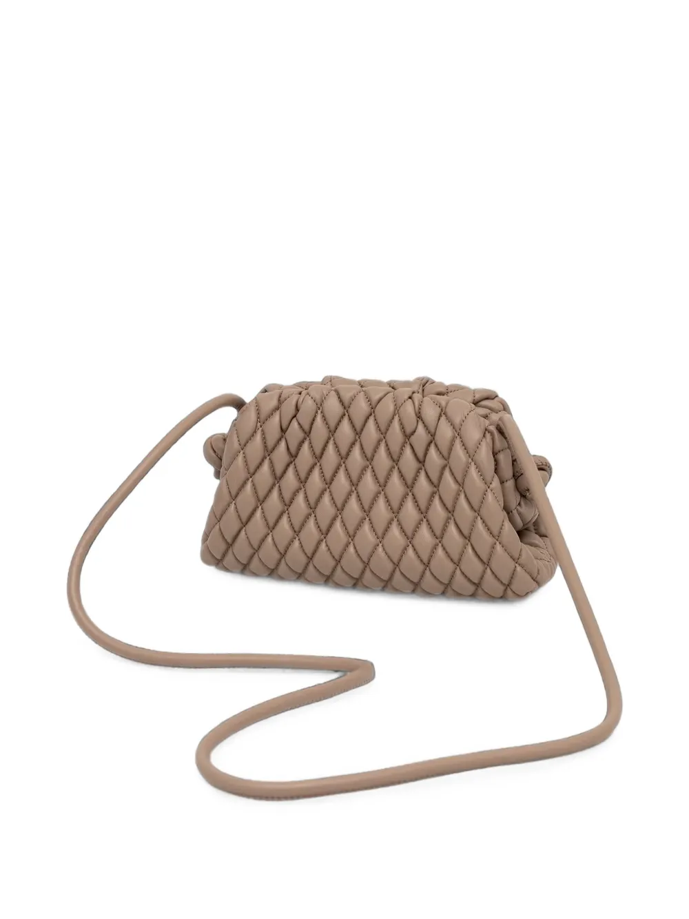 Love Moschino Leren schoudertas Beige