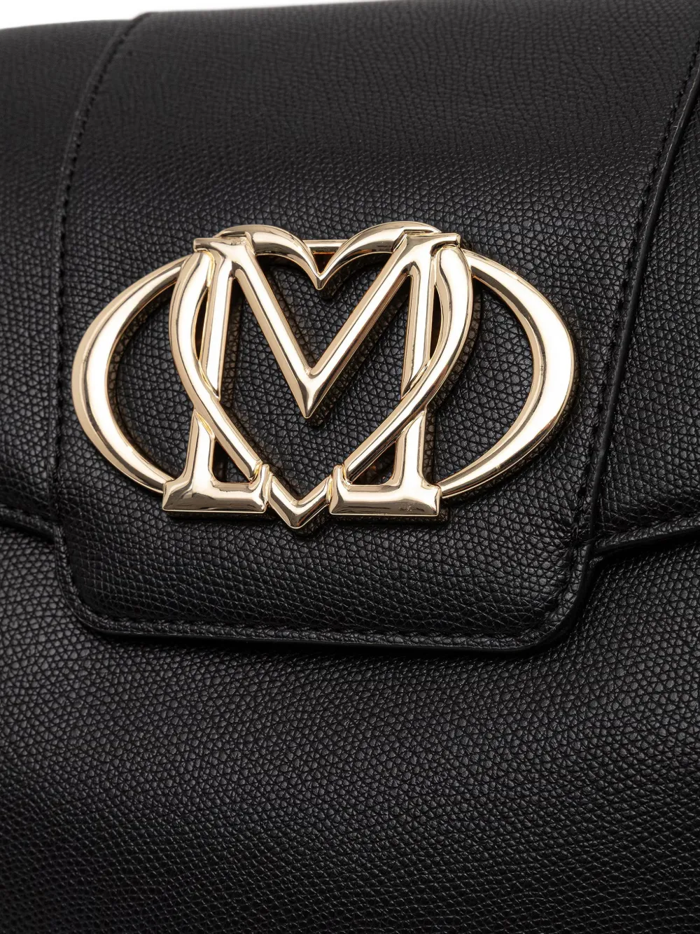 Love Moschino Shopper met logoplakkaat Zwart