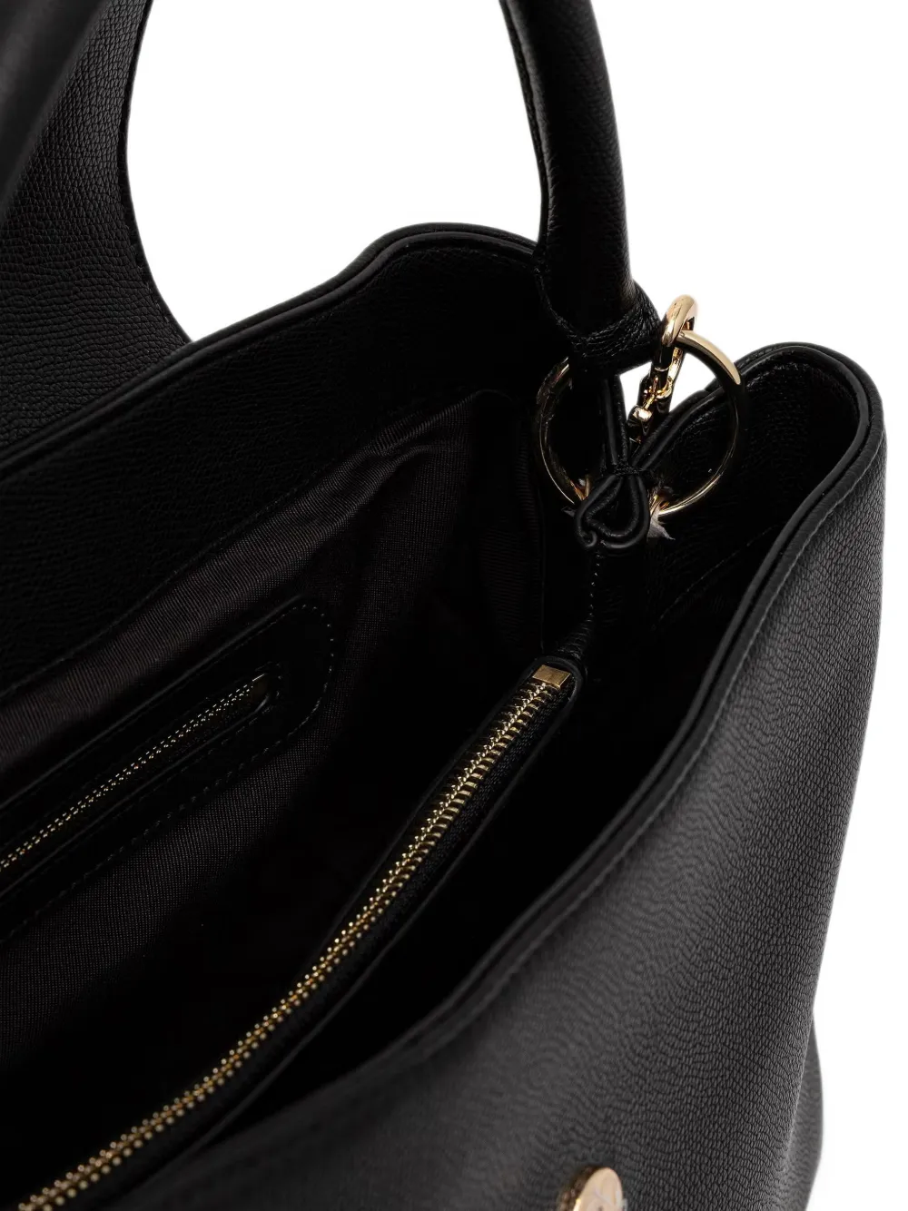 Love Moschino Shopper met logoplakkaat Zwart