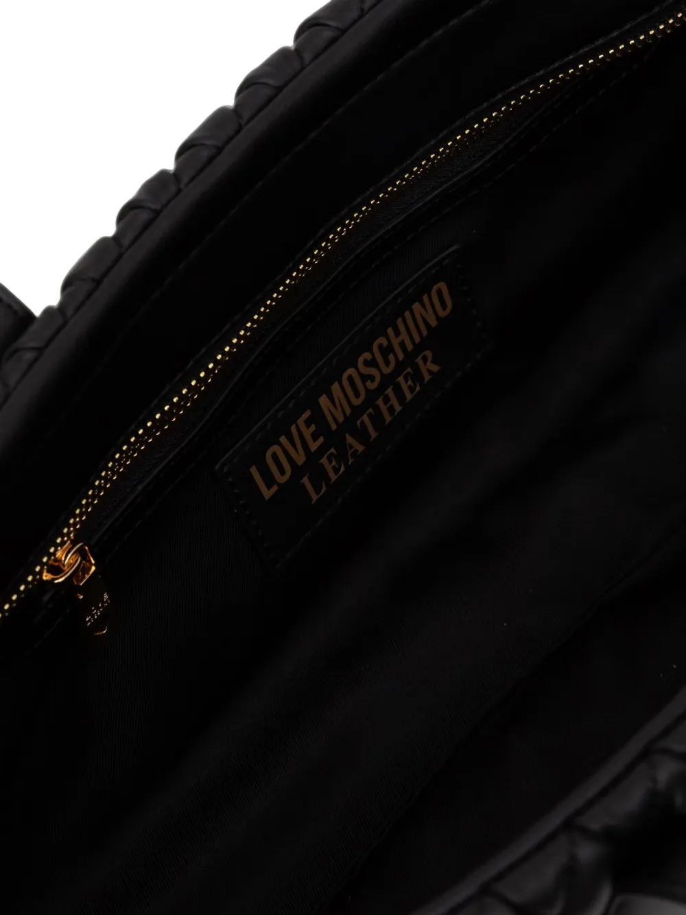 Love Moschino Gewatteerde shopper Zwart