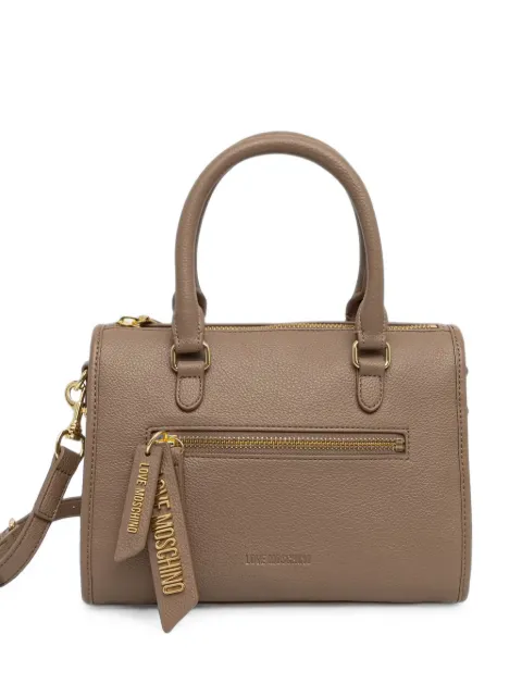 Love Moschino bolso shopper con placa del logo