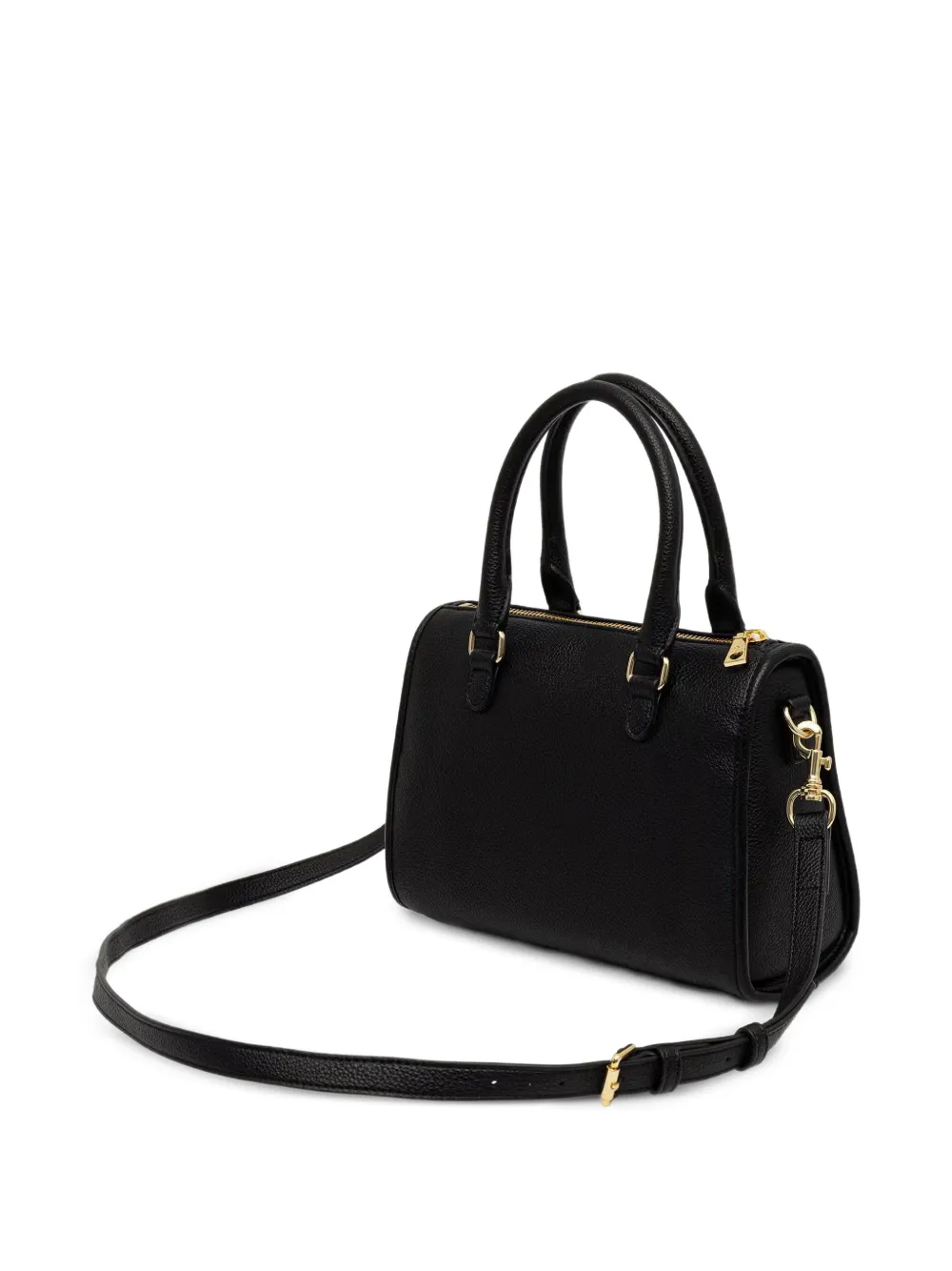 Love Moschino Shopper met logoplakkaat Zwart