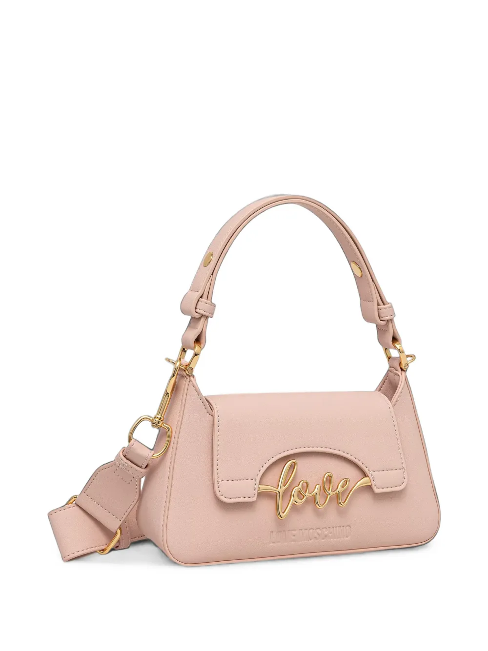 Love Moschino Heuptas met logoplakkaat Roze