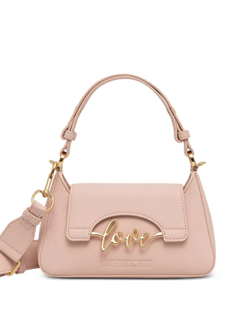 Love Moschino logo-plaque tote bag