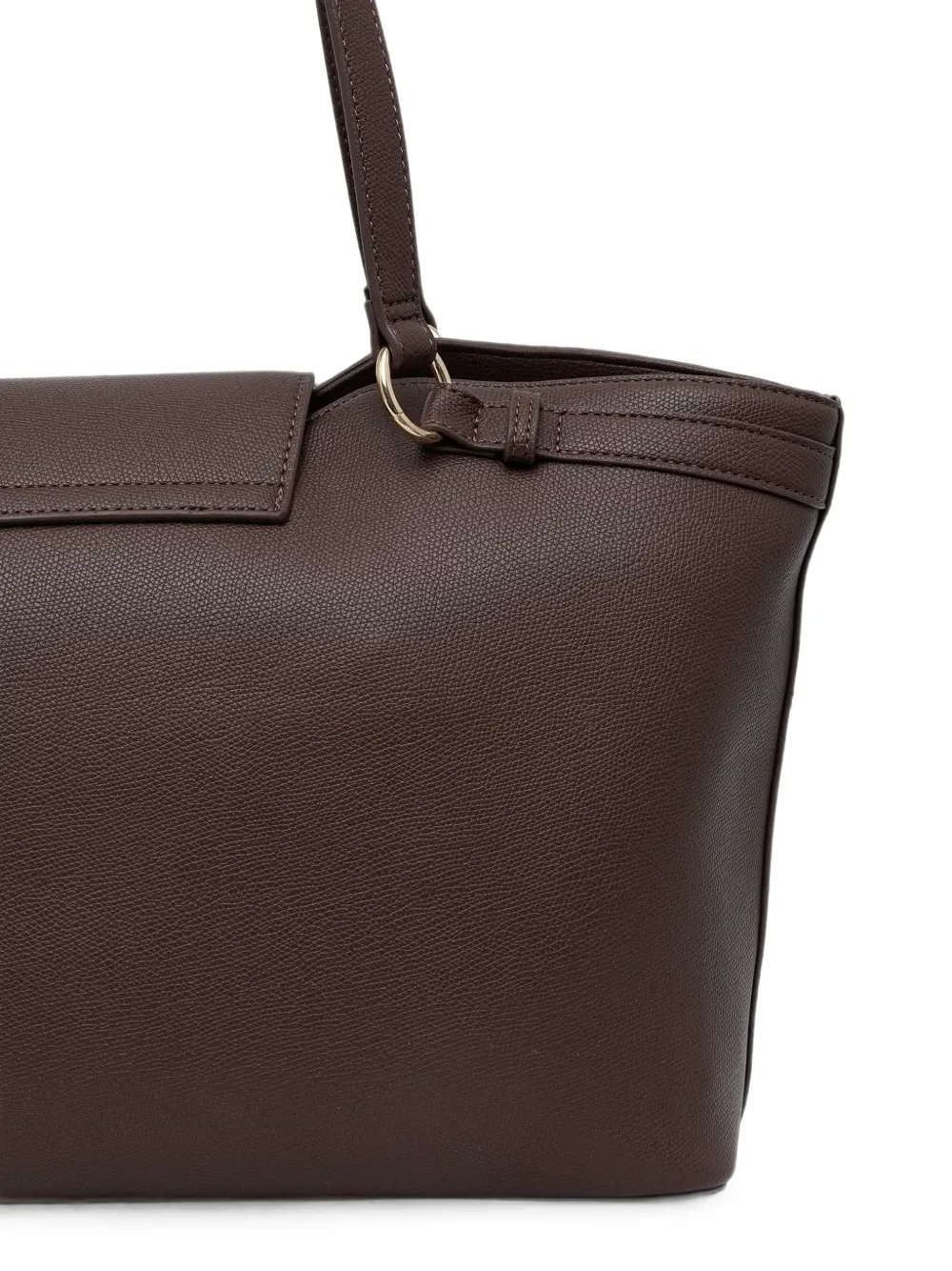 Love Moschino Shopper met logoplakkaat Bruin