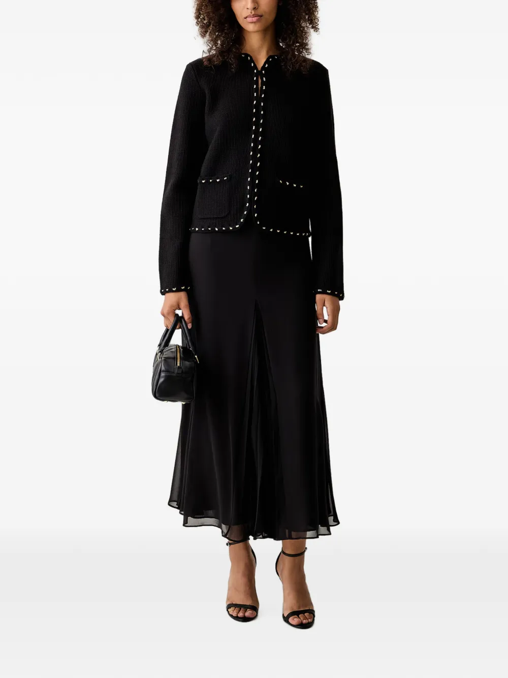 LUISA SPAGNOLI embellished bouclé cardigan