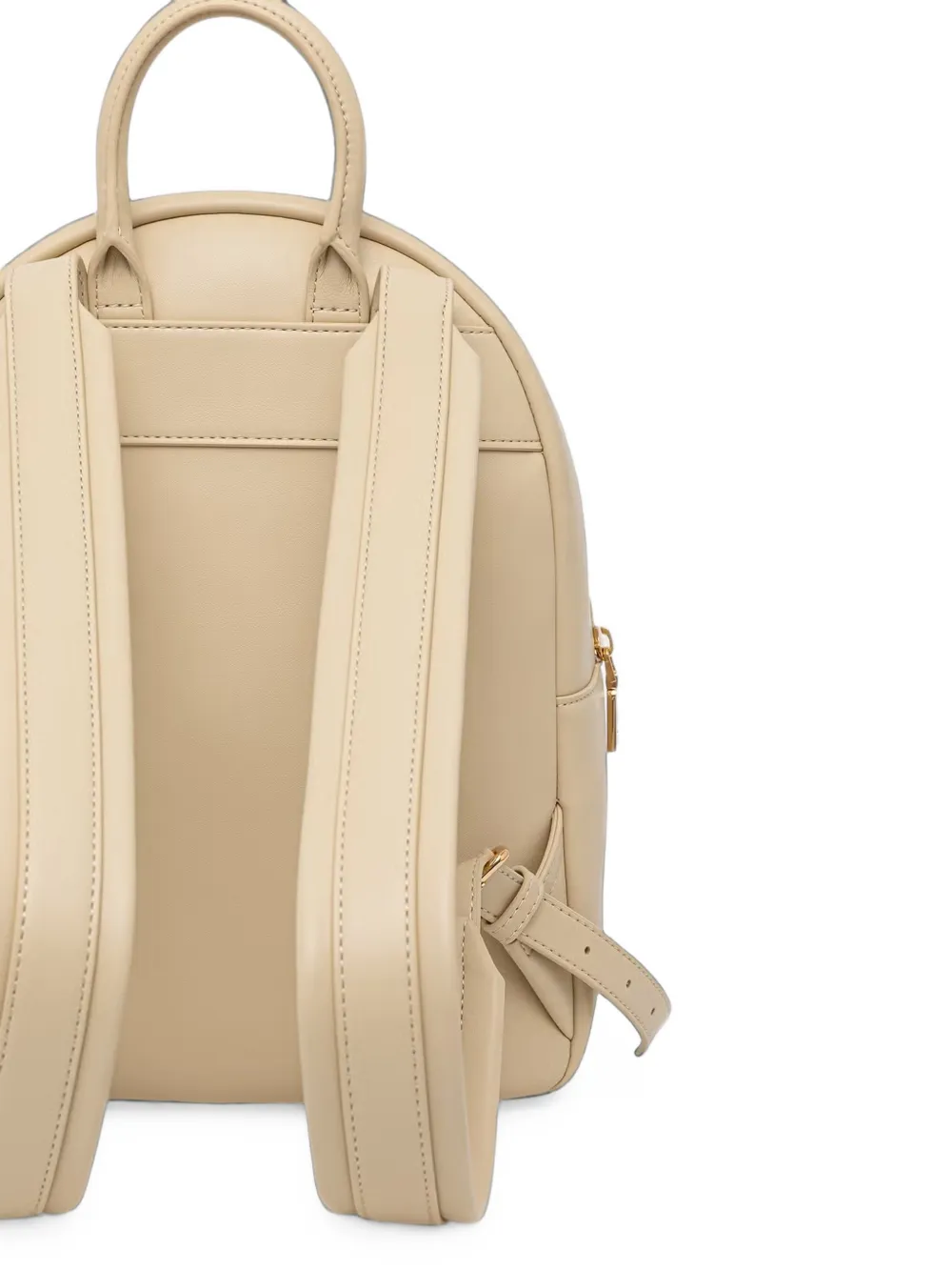Love Moschino Rugzak met hartvormig quiltwerk Beige