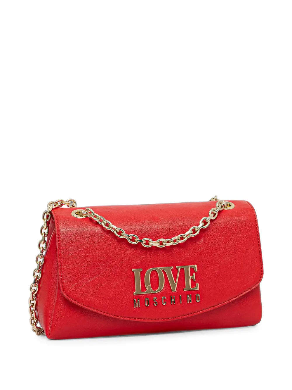 Love Moschino Crossbodytas met logoplakkaat Rood