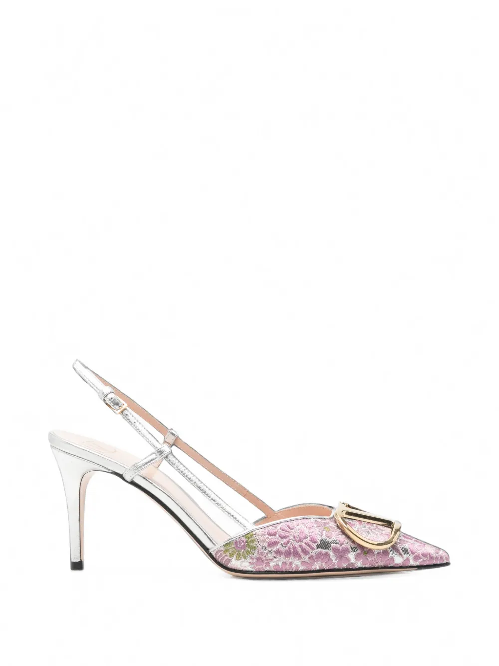 Valentino Garavani Pumps VLogo Signature con cinturino posteriore - Rosa